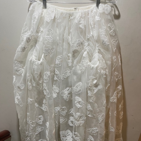 H&M x Simone Rocha Tinsel-Embroidered Puff Skirt - Picture 2 of 6